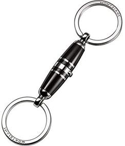 img 1 attached to Montblanc Keyring Black 114565