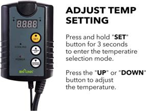 img 1 attached to 🔌 Efficient Cooling Control with BN-LINK Digital Thermostat for Fans 40-108F 8.3A 1000W