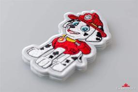 img 2 attached to 🐾 Paw Patrol Marshall Patch - Iron On Embroidered (2.6x3.9 inches)