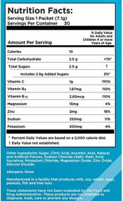 img 1 attached to HydroMATE Hydration Accelerator Electrolyte Powder Packets - Rapidly Rehydrate with Low Sugar Peach Tea Drink Mix - Single Serving Stick for Hangover Recovery +1000mg Vitamin C - 30 Sticks