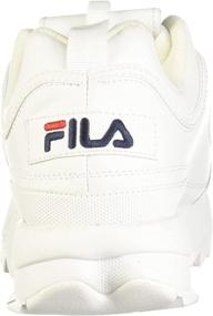 img 2 attached to Fila Disruptor Sneaker Peacoat Vinred Men's Shoes