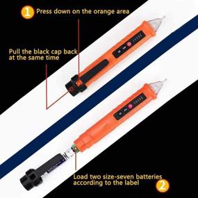 img 1 attached to ⚡️ Hongee Non-Contact AC Voltage Tester: Adjustable Sensitivity with LED Flashlight & Beeper - Pocket Clip included