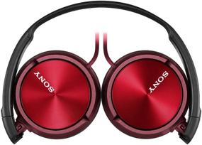 img 2 attached to 🎧 Sony MDR-ZX310 R Foldable Headphones - Metallic Red