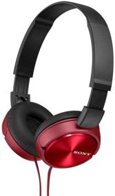 img 3 attached to 🎧 Sony MDR-ZX310 R Foldable Headphones - Metallic Red