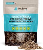 🐾 antibiotic-free raw paws premium freeze dried dog food & cat food, 16 oz - made in usa only - grain, gluten, and wheat free - all natural pet food logo