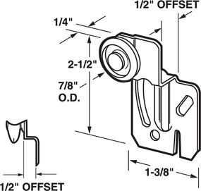 img 1 attached to Ролик Prime Line MP6501 Closet Roller 2 дюйма