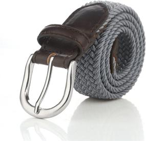 img 4 attached to Gelante Elastic Stretch Black L Men's Accessories: Perfect for Children and Teens in 2012!