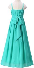 img 1 attached to 🌹 Joyful Rose Chiffon Junior Bridesmaid Dresses for Girls' Clothing