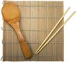 complete rolling chopsticks utensils multisizes logo