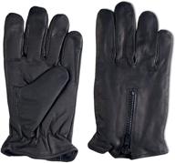 🔥 stay warm in style with hot leathers fleece lined leather gloves logo