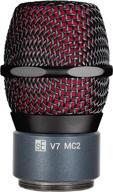 se electronics - микрофонный капсюль v7 для sennheiser wireless - черный и синий логотип