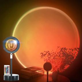 img 1 attached to 🌅 Sunset Projection Lamp: Transform Your Space with 16 Colors, 180° Rotation, and Photography-friendly Features