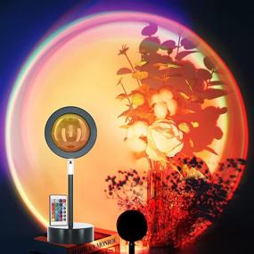 img 4 attached to 🌅 Sunset Projection Lamp: Transform Your Space with 16 Colors, 180° Rotation, and Photography-friendly Features