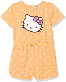 img 1 attached to Hello Kitty Girls Romper Heather Girls' Clothing in Jumpsuits & Rompers