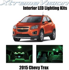 img 4 attached to XtremeVision Interior LED For Chevy Trax 2015 (7 Pieces) Green Interior LED Kit Installation Tool Tool