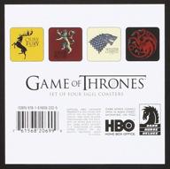 🏰 game of thrones house sigil coaster set логотип