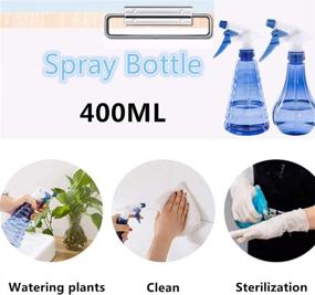 img 3 attached to 🧴 Enhance Your Cleaning Routine with Stunning Refillable Plastic Bottles