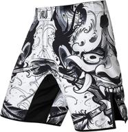 🩲 cross training boxing shorts: lafroi mens mma fight wear with drawstring and pocket-qjk01 логотип