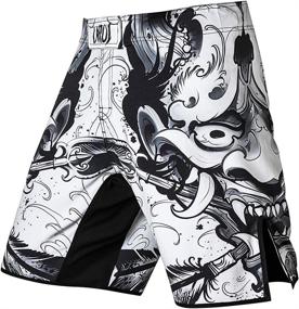 img 4 attached to 🩲 Cross Training Boxing Shorts: LAFROI Mens MMA Fight Wear with Drawstring and Pocket-QJK01