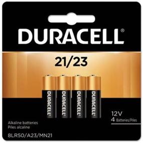 img 1 attached to Прочные батарейки Duracell Coppertop Alkaline 21/23 - надежный источник энергии, 4 штуки.