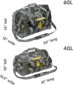 img 3 attached to 🎒 Skog Å Kust DuffelSåk: The Ultimate Waterproof Duffle Dry Bag