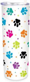 img 4 attached to SassyCups Colorful Insulated Stainless Tumbler: The Ultimate Drinkware Delight