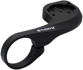 img 3 attached to 🚲 Garmin Edge Out Front Bike Computer Mount - Compatible with Garmin Edge 820, 810, 800 & More - Fits 31.8mm & 25.4mm Handlebars - Basic with Printed Logo