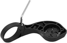 img 1 attached to 🚲 Garmin Edge Out Front Bike Computer Mount - Compatible with Garmin Edge 820, 810, 800 & More - Fits 31.8mm & 25.4mm Handlebars - Basic with Printed Logo