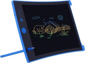 img 4 attached to 8.5-inch Electronic LCD Writing Tablet - Colorful Drawing and Doodle Board for Kids at Home and School (Blue)