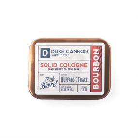 img 1 attached to 🍺 Duke Cannon Supply Co. Bourbon Solid Cologne Balm (1.5 oz) - Concentrated, Woodsy Fragrance for Men