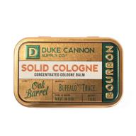 🍺 duke cannon supply co. bourbon solid cologne balm (1.5 oz) - concentrated, woodsy fragrance for men logo