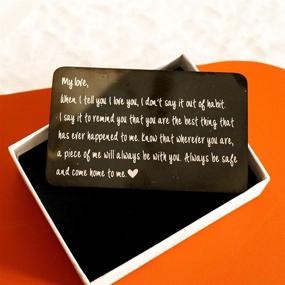 img 3 attached to 🎁 Personalized Engraved Boyfriend Valentine's Day Gift - Thanksgiving Edition