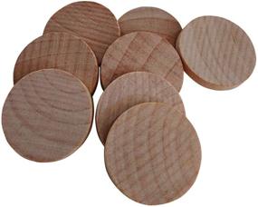 img 3 attached to 🌲 200 Pack of AxeSickle 1 Inch Unfinished Natural Wood Slices - Perfect for Arts & Crafts, Games, and Ornaments