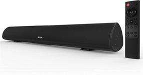 img 4 attached to 🔊 Bestisan 80W Home Theater Soundbar System with IR Remote Function, Wired and Wireless Bluetooth 5.0 Audio Speaker (Adjustable Treble/Bass, 34-Inch, 2021 Enhanced Version)