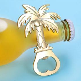 img 1 attached to 🌴 24-Piece PARTYGOGO Coconut Tree Bottle Openers: Perfect Wedding Guest Favors, Baby Shower Gifts, Bridal Shower Decorations, and more!