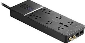 img 3 attached to Rocketfish 8 Outlet Surge Protector Black