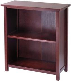 img 3 attached to 🏬 Winsome Milan Walnut Storage/Organization - Set of 2 Small Units