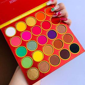 img 4 attached to Eyeshadow Palette Pigmented Waterproof Sweatproof Makeup