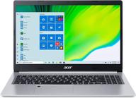 acer aspire 5 a515-46-r14k slim laptop with 15.6-inch full hd ips display, amd ryzen 3 3350u quad-core processor, 4gb ddr4 ram, 128gb nvme ssd, wifi 6, backlit keyboard, alexa built-in, windows 10 home (s mode) логотип