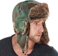 reflective aviator trapper trooper woodland boys' accessories : hats & caps логотип