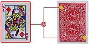 img 2 attached to 🎩 SHENGLIN New Secret Marked Poker Cards: Enhanced See Through Playing Cards for Astonishing Magic Tricks and Toys