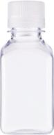 ultimate storage solution: nalgene transparent lexan square storage bottle logo