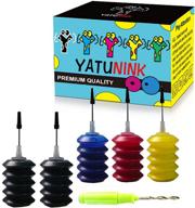 🖨️ yatunink hp 910 910xl refill ink kit for officejet 8020, 8022, 8025, 8028, 8035 printer (5 pack, 30ml) logo