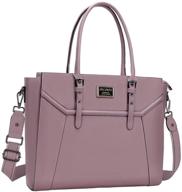 💜 mosiso purple laptop tote bag for women - 17 inch with shockproof compartment logo