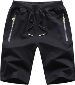 img 4 attached to 👖 Sitmptol Cotton Sweatpants: Boys' Clothing and Shorts with Drawstring & Pockets