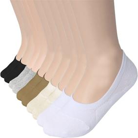 img 4 attached to 🧦 OSABASA Men's No Show Loafer Socks with CoolPlus, Non-Slip Grip - Boat Shoe Liners