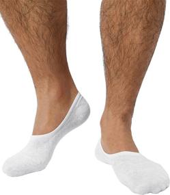 img 3 attached to 🧦 OSABASA Men's No Show Loafer Socks with CoolPlus, Non-Slip Grip - Boat Shoe Liners