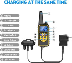 img 1 attached to 🐶 iMounTEK Shock Collar with Remote: Advanced 3-Mode Dog Training Collar for 2020 - 2600Ft Range, Adjustable Levels - Ideal for Small, Medium & Large Dogs