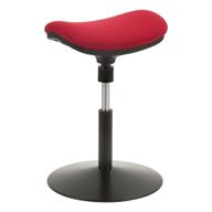 💺 norwood commercial furniture nor-nil1715f-rd-so активный стул с регулируемой высотой и седлом на петле, красный - эргономичное и универсальное решение для активного сидения логотип