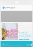 silhouette stencil material sheets non adhesive logo